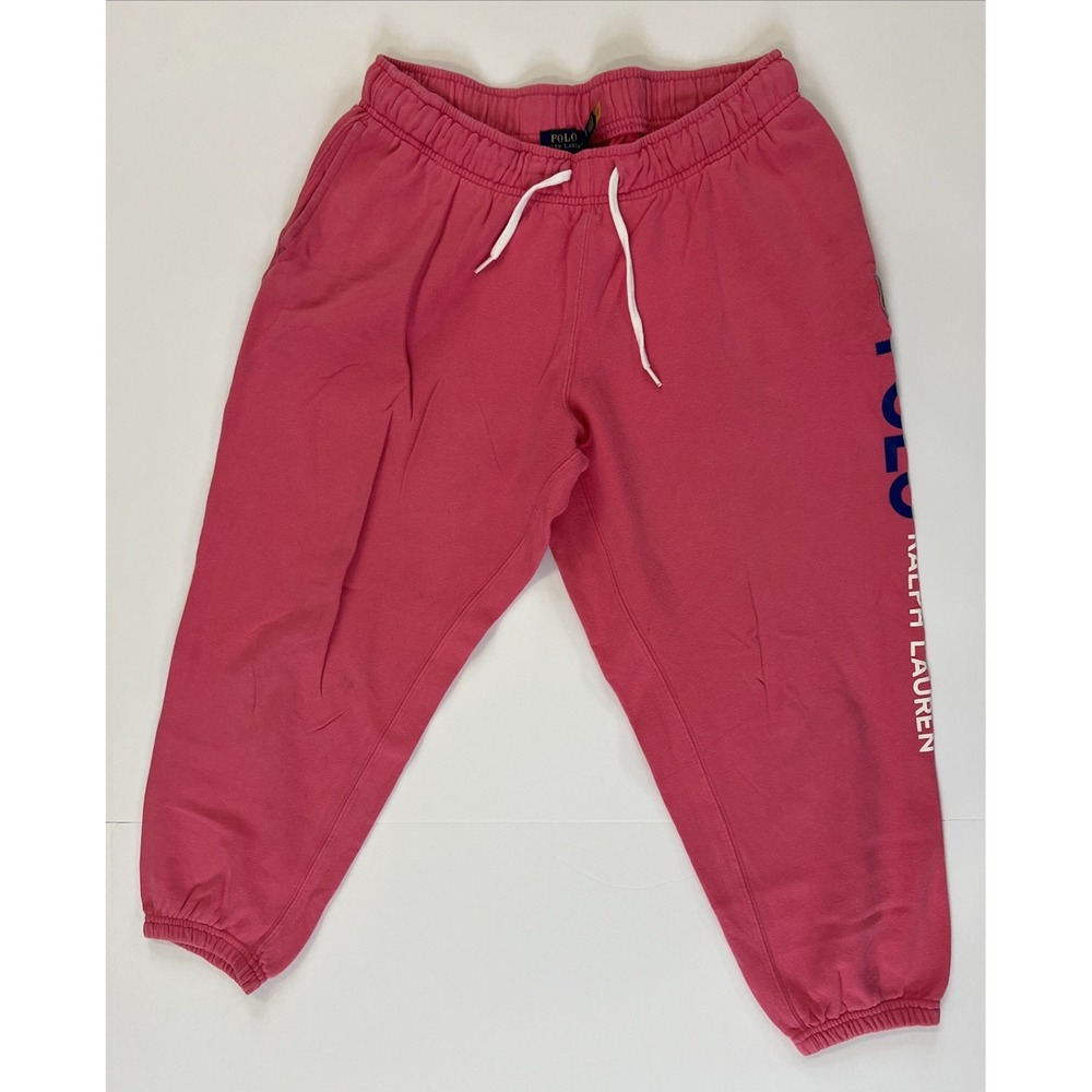 Polo Ralph Lauren Pink Jogger Sweatpants Size Large